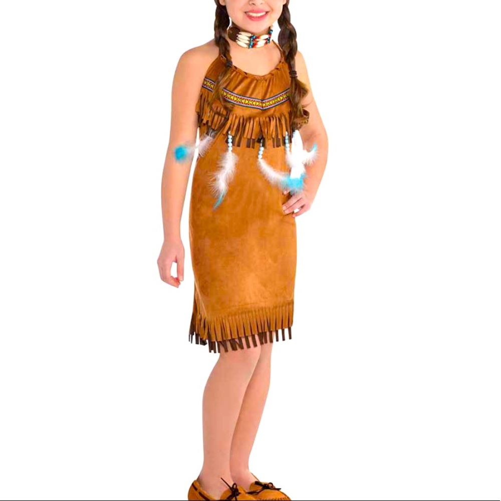 NEW Western Fringe Dress Child Standard Cosplay Theater Size: 6-10